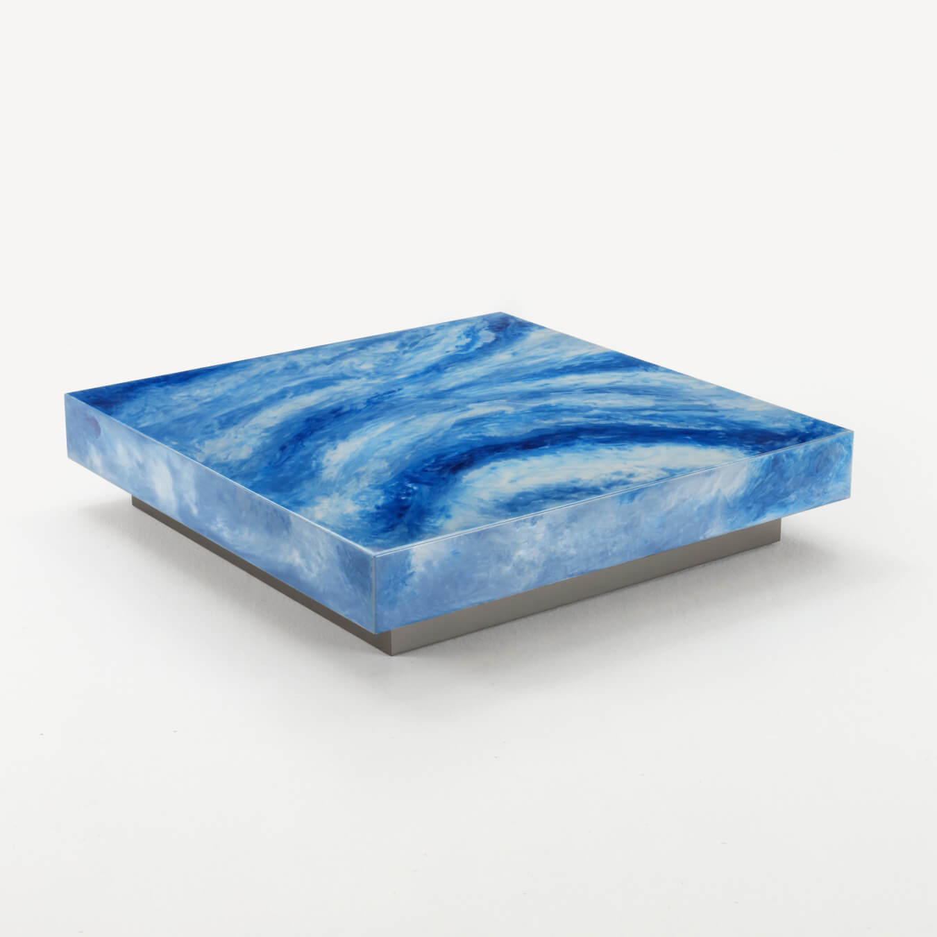 Alchymia Kubrik Small Table Ocean Wave Design