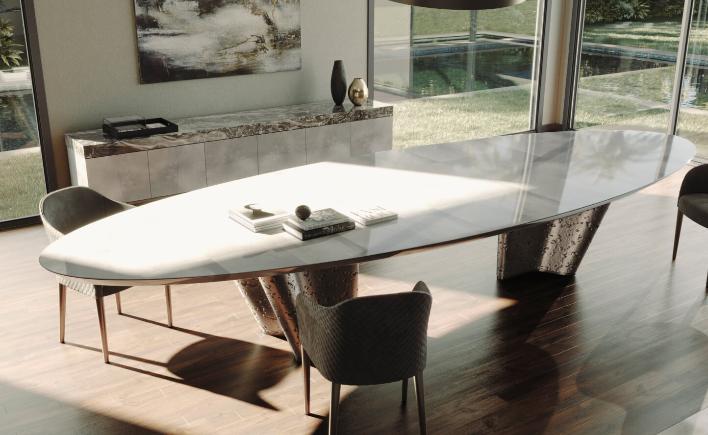 Alchymia Etna Table With Chairs